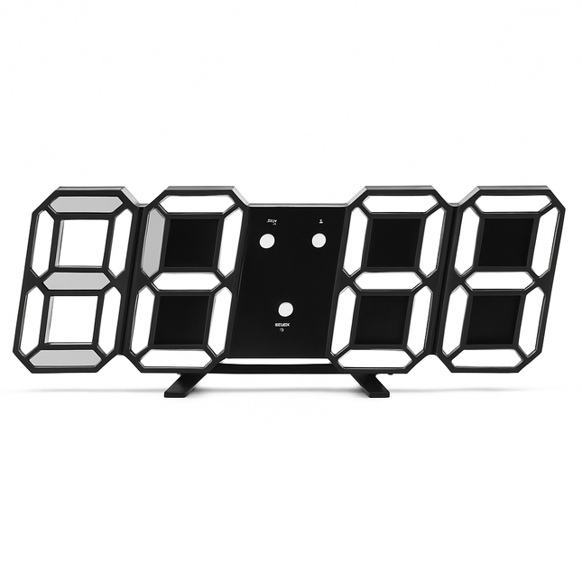 3D LED Digital Wall Clock for Home and Office Use