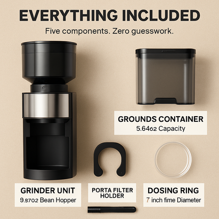 Conical Burr Coffee Grinder for Home Use