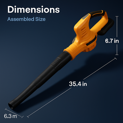 Cordless Leaf Blower - Powerful, Quick Home Cleaning