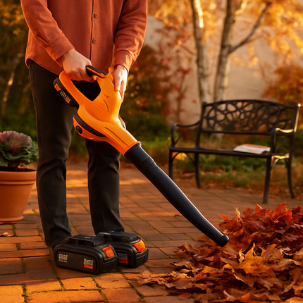 Cordless Leaf Blower - Powerful, Quick Home Cleaning