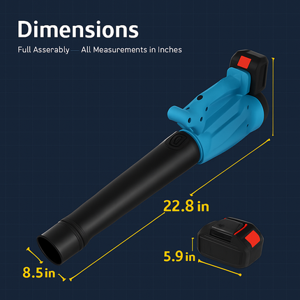 Cordless Leaf Blower for Yard and Patio Use