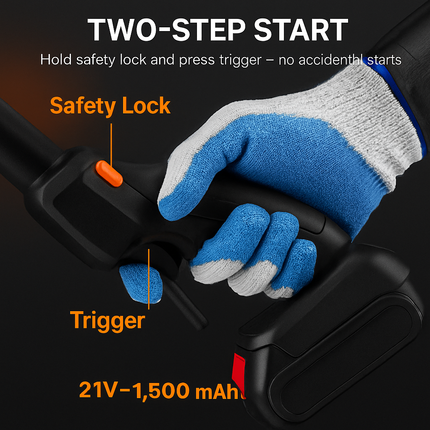 Cordless Pole Saw for Pruning with Extendable Reach