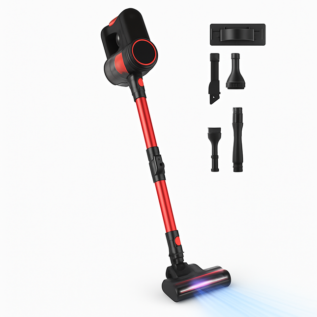 Cordless Vacuum Cleaner with LED Lighting and 2 Speeds