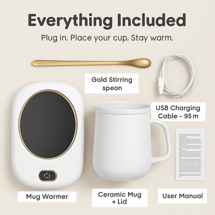 Mug Warmer for Desk with Auto Shut Off for Office
