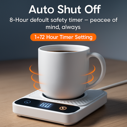Mug Warmer with Auto Shut-Off and 6 Temperature Levels