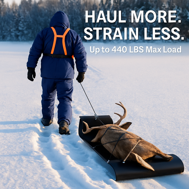 Deer Drag Sled with Harness for Hunting Adventures
