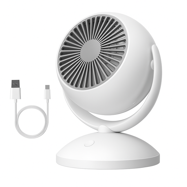Air Circulator Desk Fan Portable Oscillating Table Fan