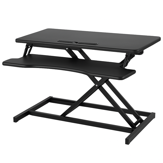 Height Adjustable Standing Desk Converter for Dual Monitors