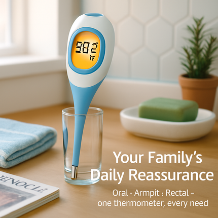 Digital Oral Thermometer - Fast, Accurate Reading