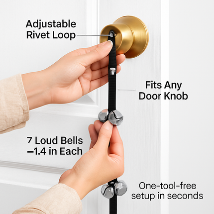 Dog Doorbells for Potty Training — Adjustable Bells