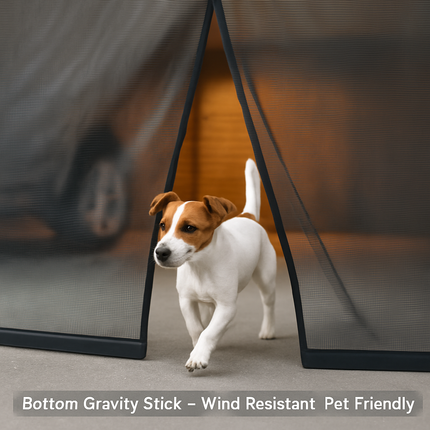 Magnetic Garage Door Screen for Single Car