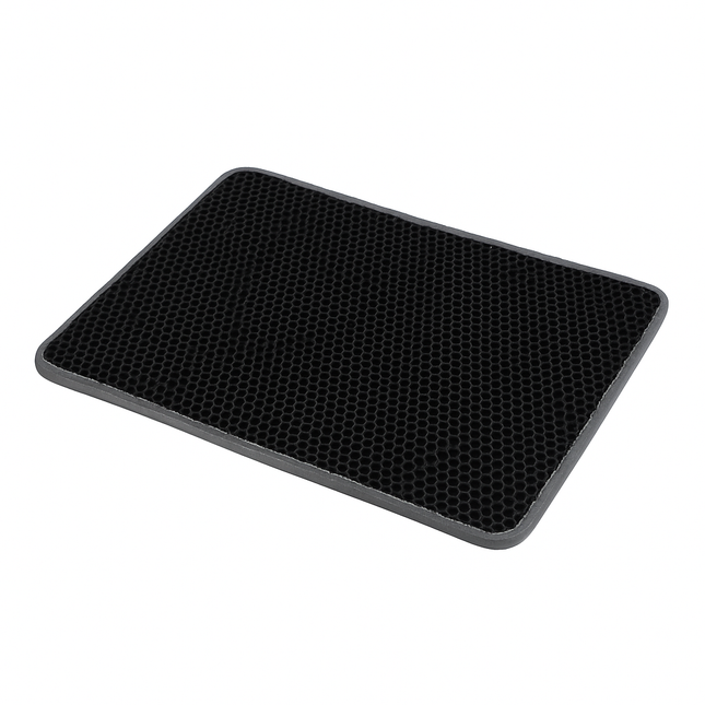 Cat Litter Mat EVA Honeycomb Double Layer Rug Pad