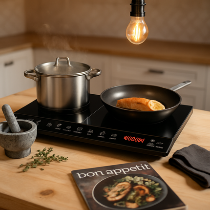 Induction Cooktop Dual Burner Portable Stove