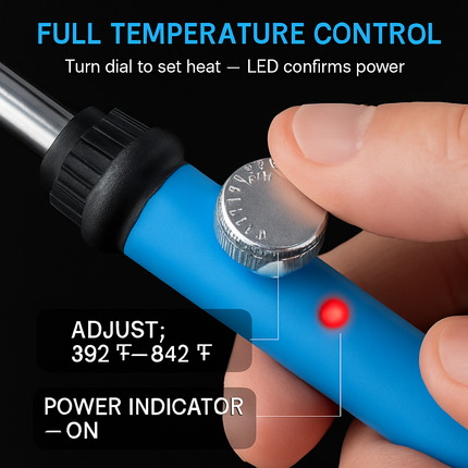 Soldering Iron with Adjustable Temperature