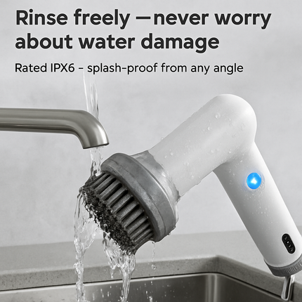 Electric Handheld Spin Scrubber Cordless Cleaning Brush