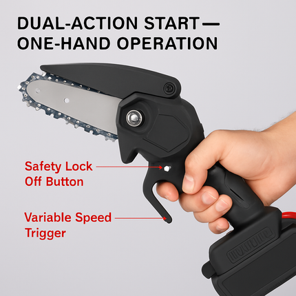 Mini Chainsaw Portable Cordless for Pruning
