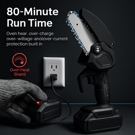 Mini Chainsaw Portable Cordless for Pruning