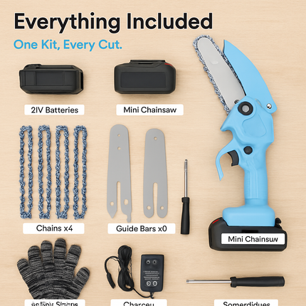 Mini Chainsaw Portable Cordless for Pruning