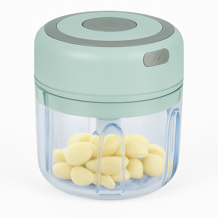 Mini Electric Garlic Chopper Cordless Rechargeable
