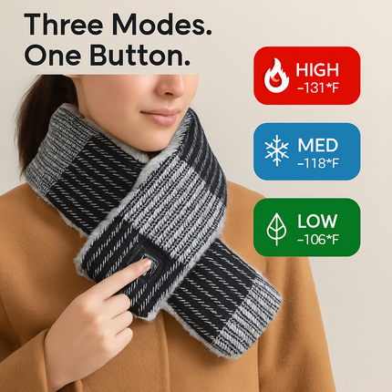 Heated Scarf with USB Heating - Multiple Temperature Modes