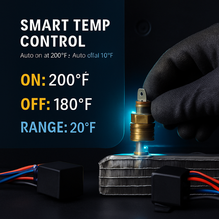 Radiator Cooling Fan for Vehicles with High Airflow