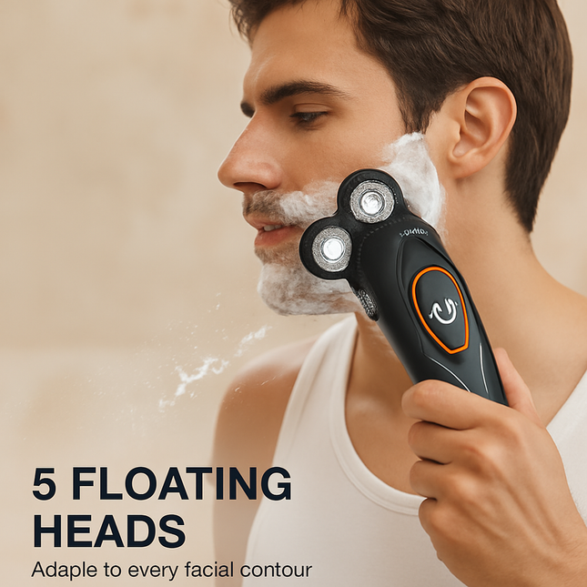 4D Electric Shaver: Contouring for Wet/Dry Shave