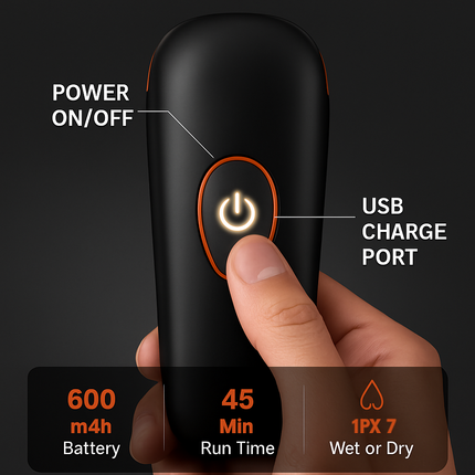 4D Electric Shaver: Contouring for Wet/Dry Shave