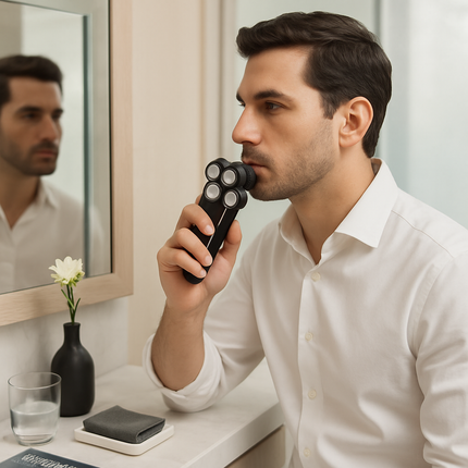 4D Electric Shaver: Contouring for Wet/Dry Shave