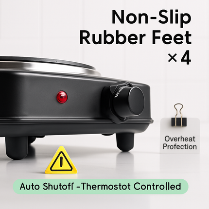 Infrared Single Burner Portable Hot Plate Stove