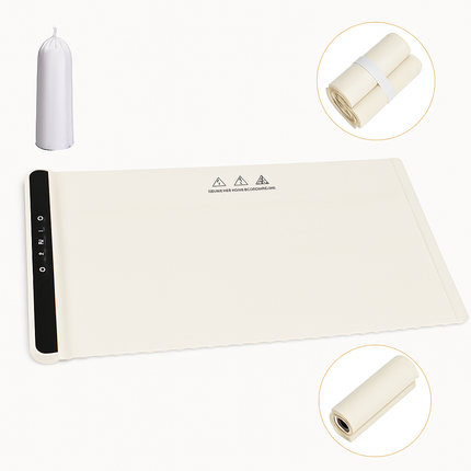 Electric Warming Tray Roll-Up Food Warmer with Auto Timer