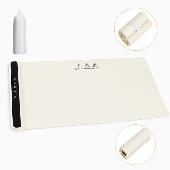 Electric Warming Tray Roll-Up Food Warmer with Auto Timer