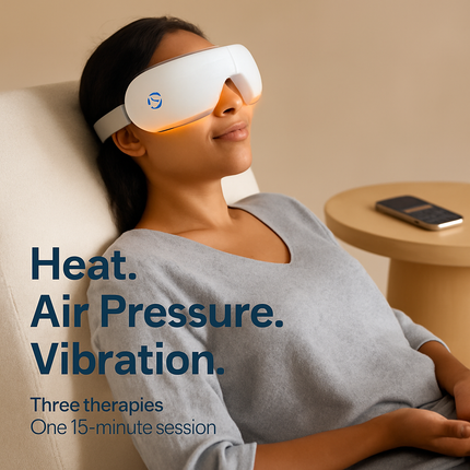 Eye Massager With Heat, Music, Wireless Mask for Migraines