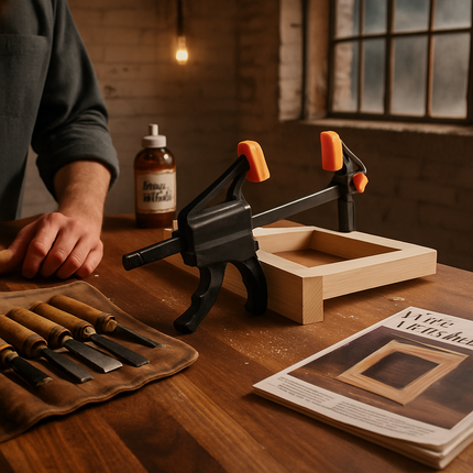 F Clamp Grip Set for Woodworking - Quick Release Clamps