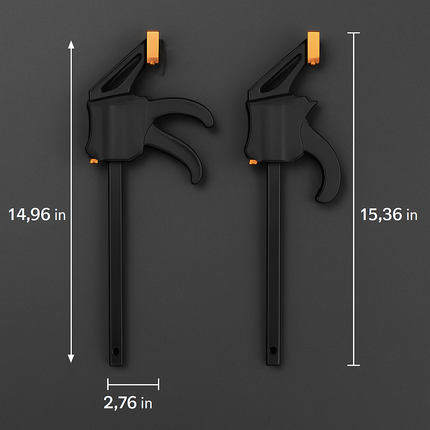 F Clamp Grip Set for Woodworking - Quick Release Clamps