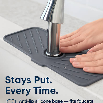 Silicone Faucet Mat for Kitchen Sink Splash Guard