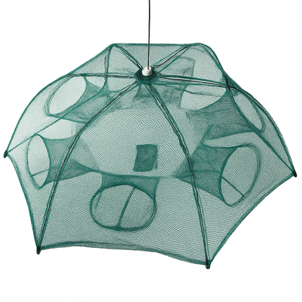 Fishing Trap Net Foldable Bait Trap for Shrimp & Crabs