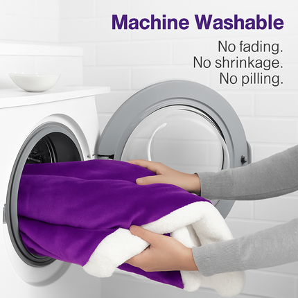 Fleece Throw Blanket - Cozy Double-Sided Microfiber Comfort