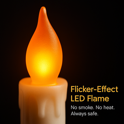 Flameless Floating LED Candles with Remote Wand