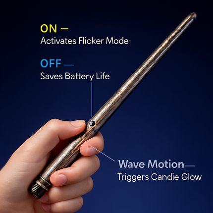 Flameless Floating LED Candles with Remote Wand