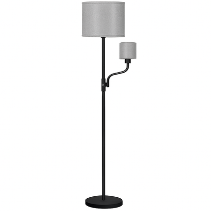Mother Daughter Floor Lamp with Linen Shade