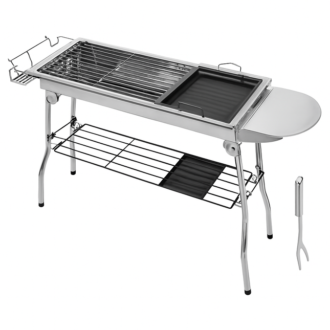 Foldable Charcoal BBQ Grill for Picnic and Camping