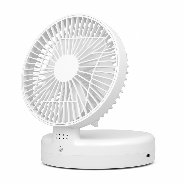 Foldable Table Fan with Wall & Desk Mount
