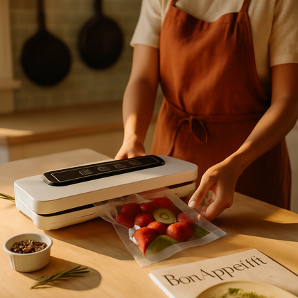 Vacuum Sealer Machine for Fresh Food with 10 Bags