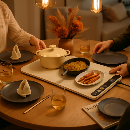 Silicone Food Warming Mat with 9 Temperature Levels