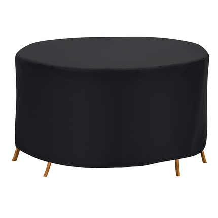 Circular Table Cover for 6-Seat Outdoor Furniture