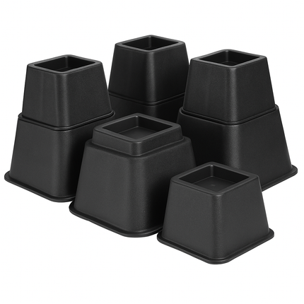 Furniture Risers for Beds and Tables with Adjustable Height