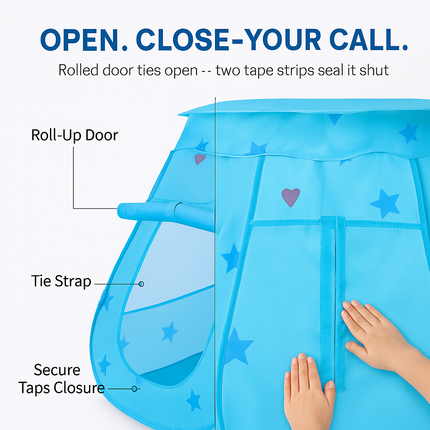 Kids Pop Up Play Tent - Princess Castle, Indoor/Outdoor