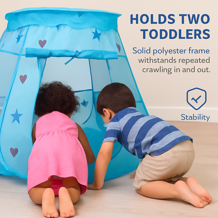 Kids Pop Up Play Tent - Princess Castle, Indoor/Outdoor