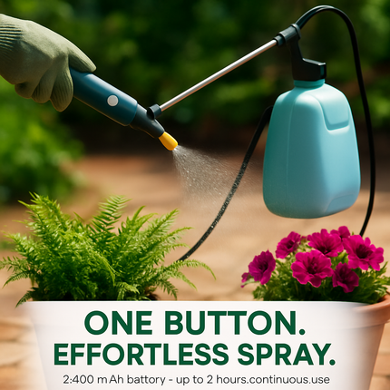 Garden Sprayer Battery Powered with Telescopic Wand