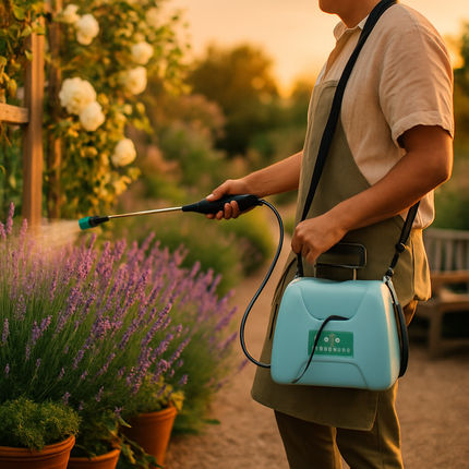 Garden Sprayer Battery Powered with Telescopic Wand